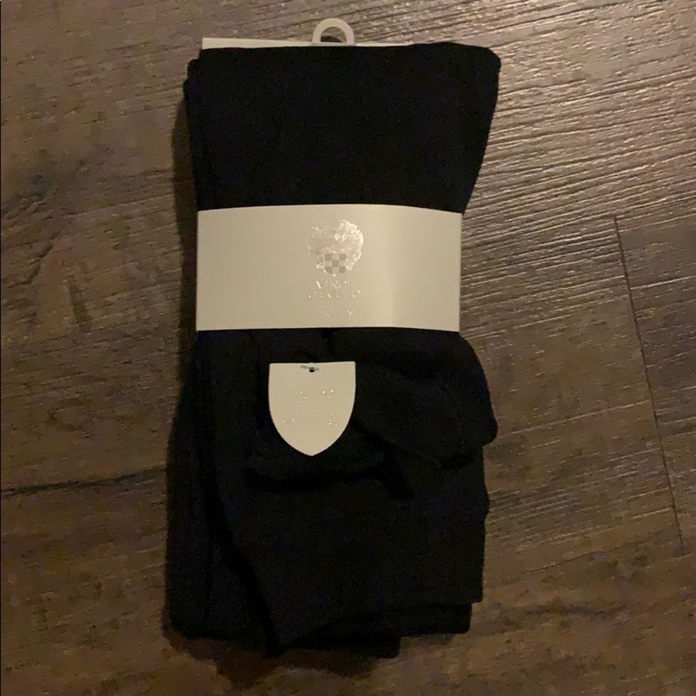 Black velvet lined tights